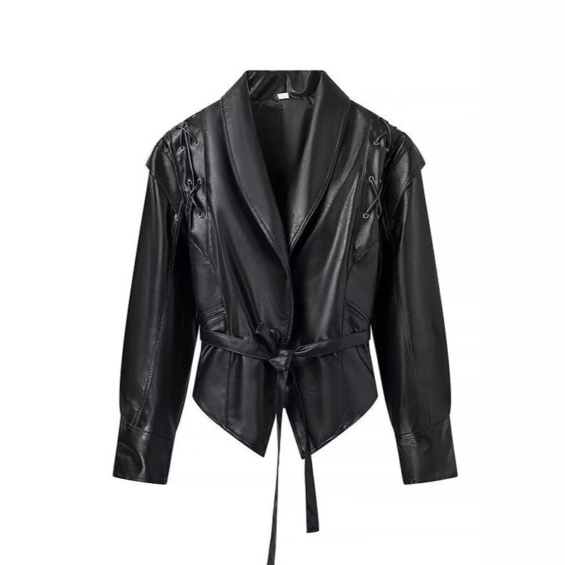 Damer Designer-Läderblazer Mirla-Eva Jonsson