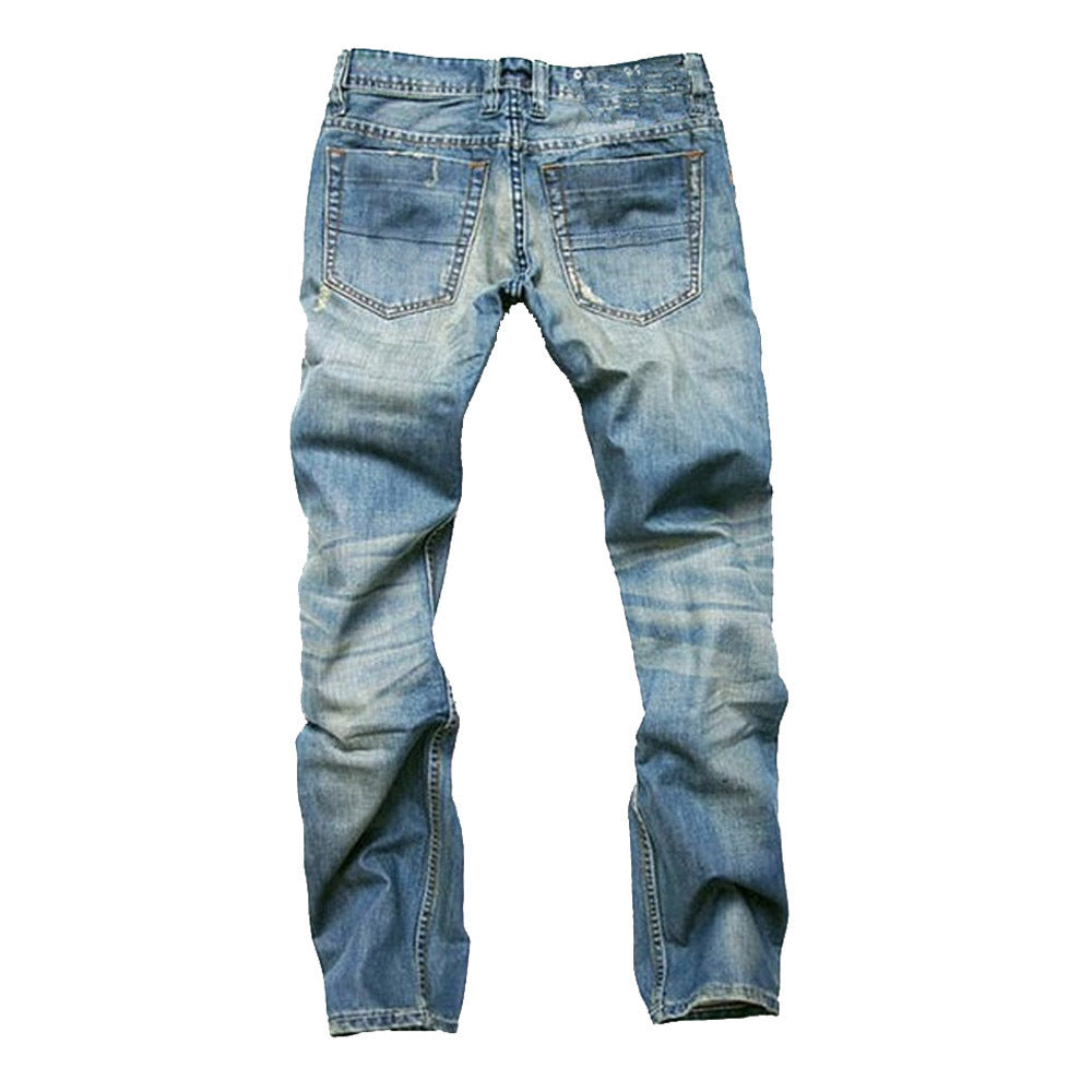 Damer Destroyed Denim-jeans i avslappnad passform med autentisk Used-look Eva Jonsson-Eva Jonsson