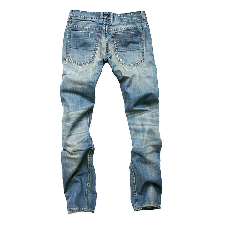 Damer Destroyed Denim-jeans i avslappnad passform med autentisk Used-look Eva Jonsson-Eva Jonsson