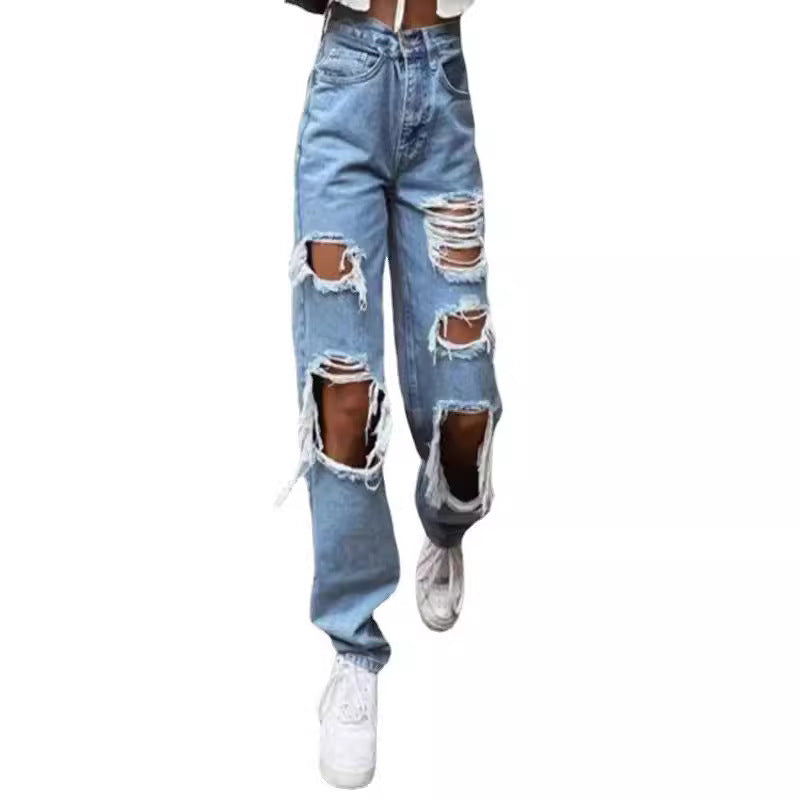 Damer Destroyed Jeans Mirla-Eva Jonsson