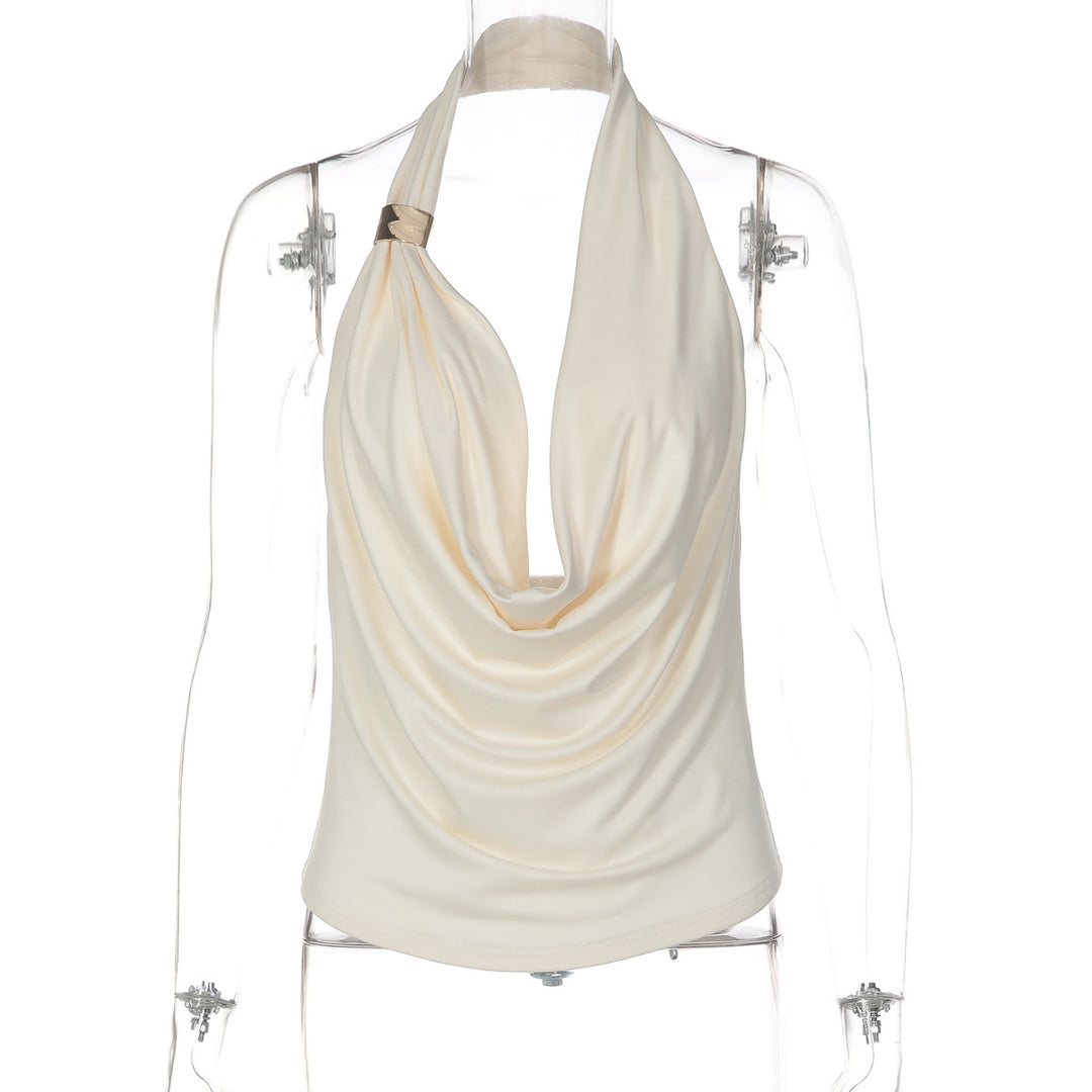 Damer Draperat Top med elegant urklipp Mirla-Eva Jonsson