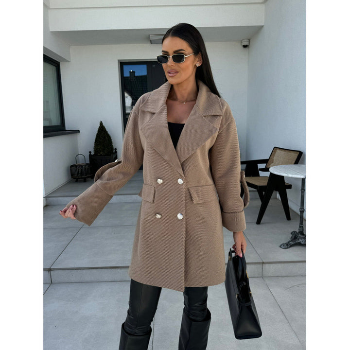 Damer Dubbelknäppt Oversized Blazer Kappa Eva Jonsson-Eva Jonsson