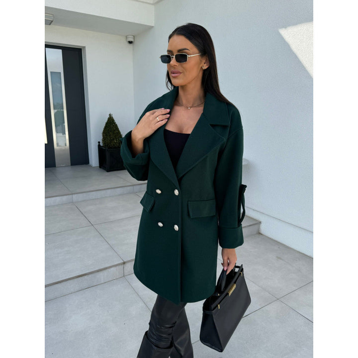Damer Dubbelknäppt Oversized Blazer Kappa Eva Jonsson-Eva Jonsson