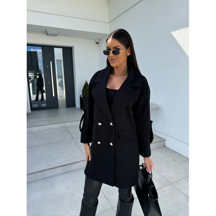 Damer Dubbelknäppt Oversized Blazer Kappa Eva Jonsson-Eva Jonsson