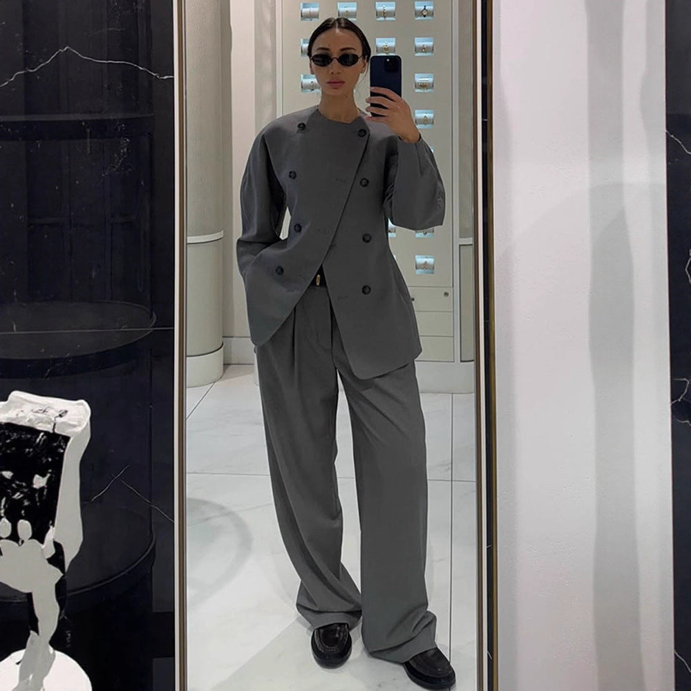 Damer Elegant Affärsjacka med dubbelknäppning Mirla-Eva Jonsson