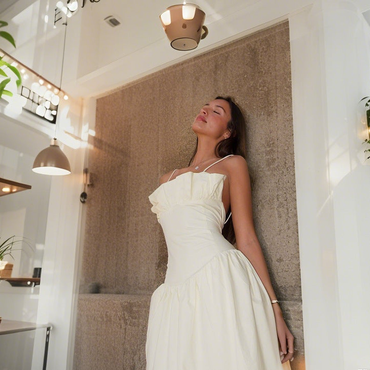 Damer Elegant Aftonklänning med Volangdetaljer Mirla-Eva Jonsson