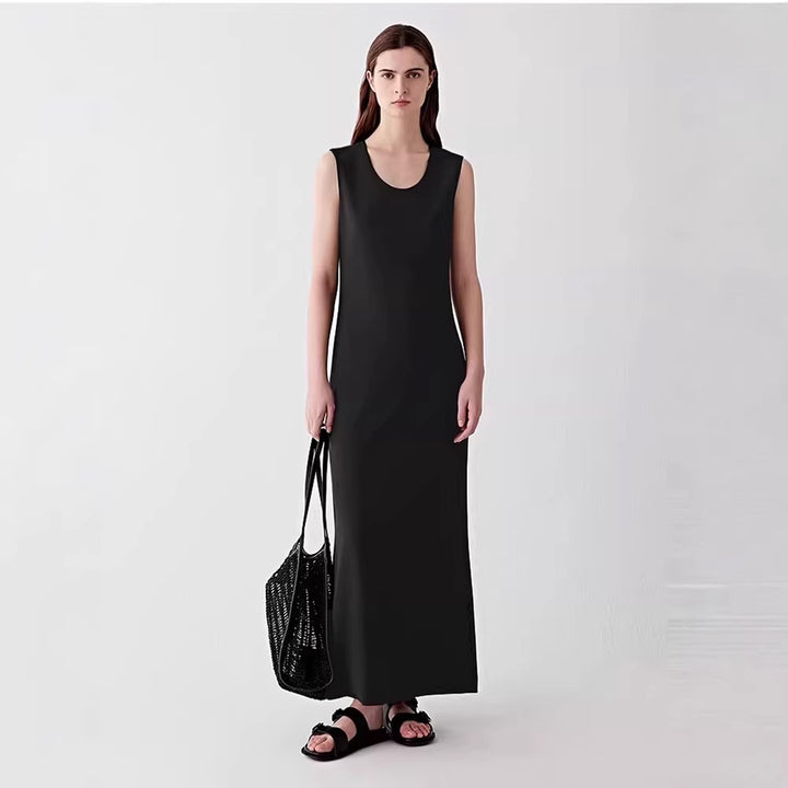 Damer Elegant Ärmlös Maxi Klänning Mirla-Eva Jonsson