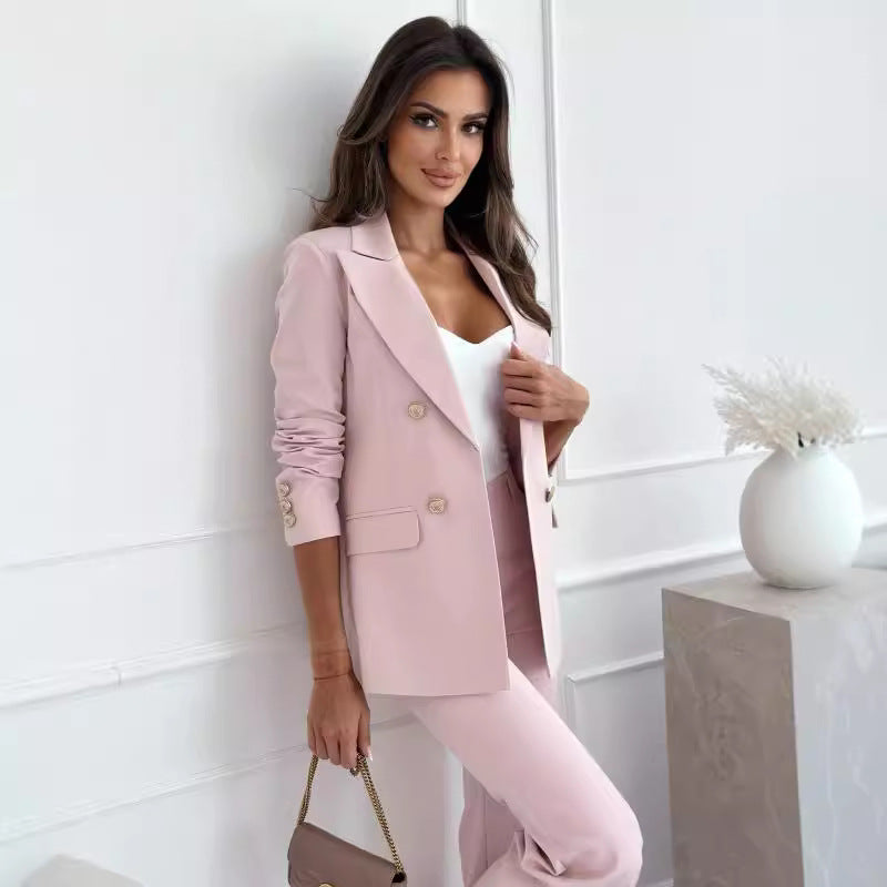 Damer Elegant Blazer med dubbel knappslå Mirla-Eva Jonsson