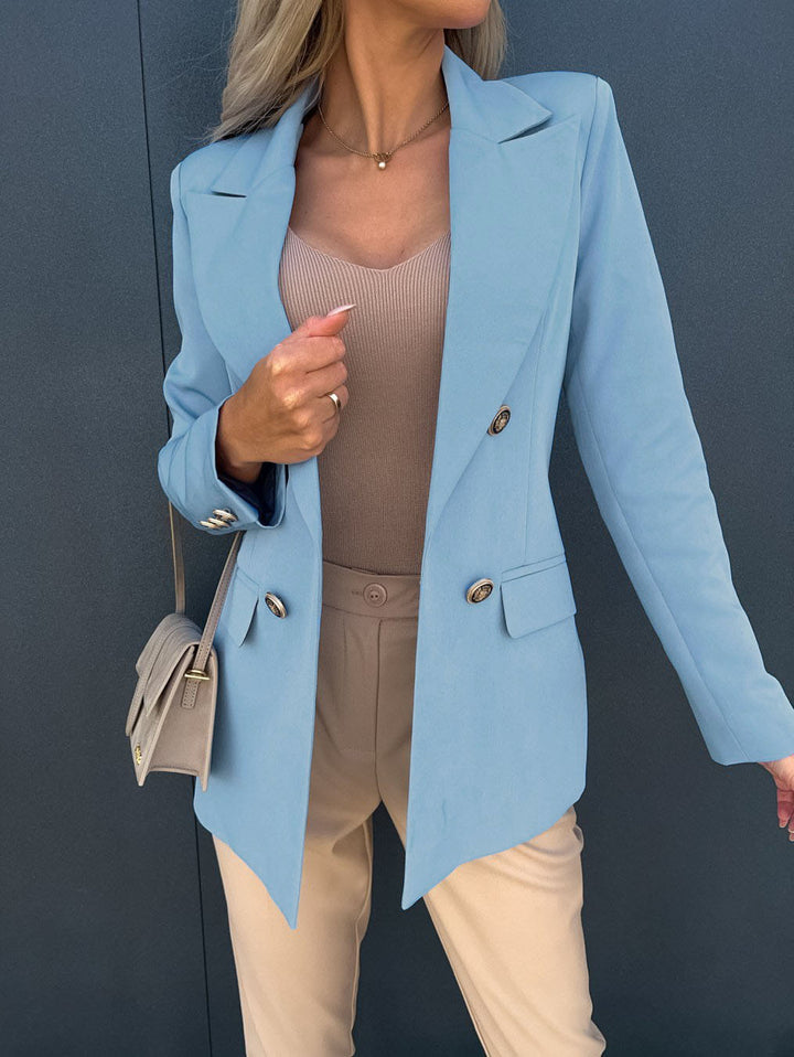 Damer Elegant Blazer med dubbel knappslå Mirla-Eva Jonsson