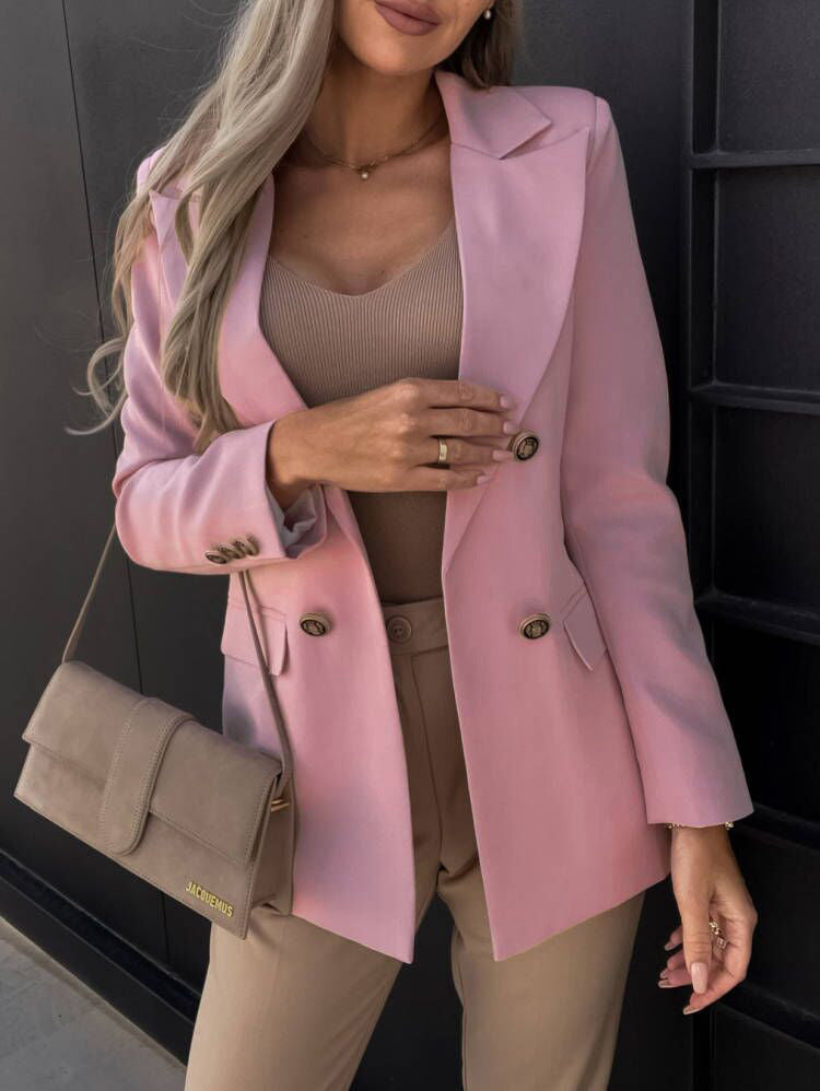 Damer Elegant Blazer med dubbel knappslå Mirla-Eva Jonsson