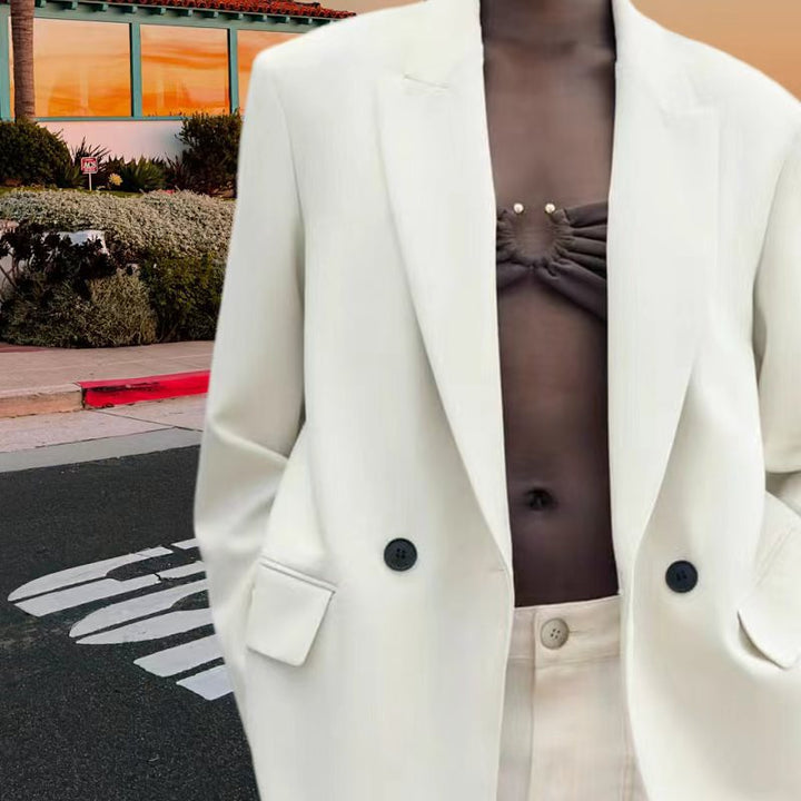 Damer Elegant Blazer med dubbla knappar Lapp Mirla-Eva Jonsson