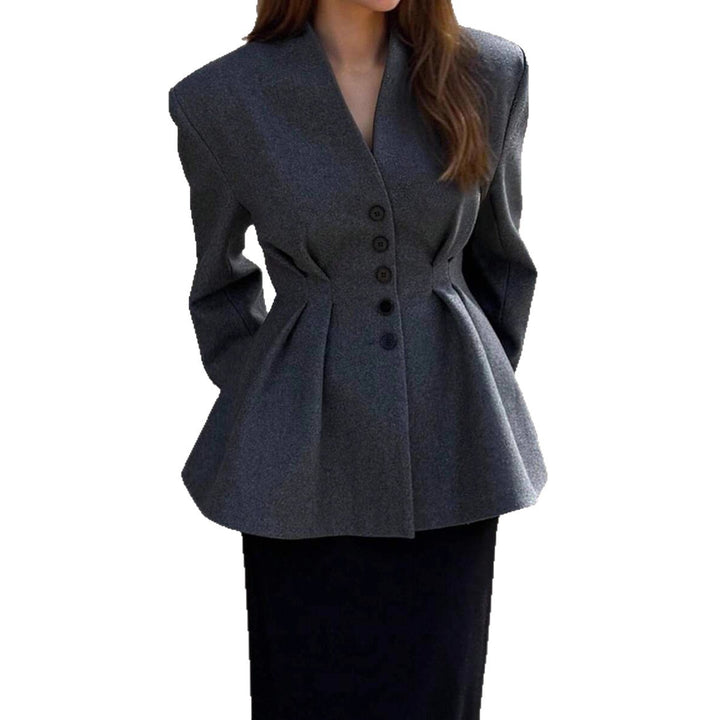 Damer Elegant Blazer med figursydd passform och knapppartier Mirla-Eva Jonsson