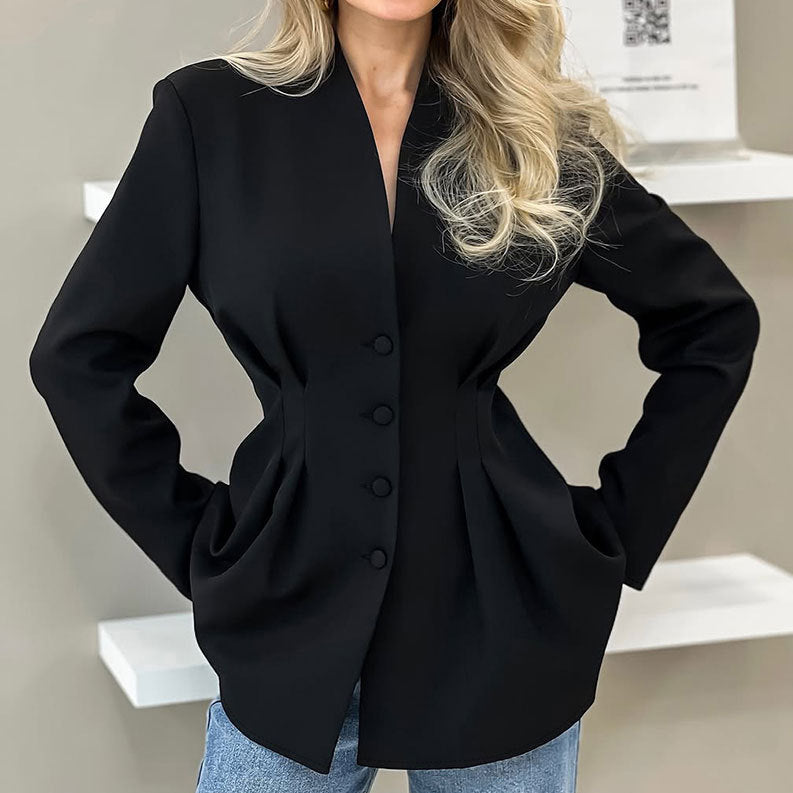 Damer Elegant Blazer med figursydda accenter Eva Jonsson-Eva Jonsson