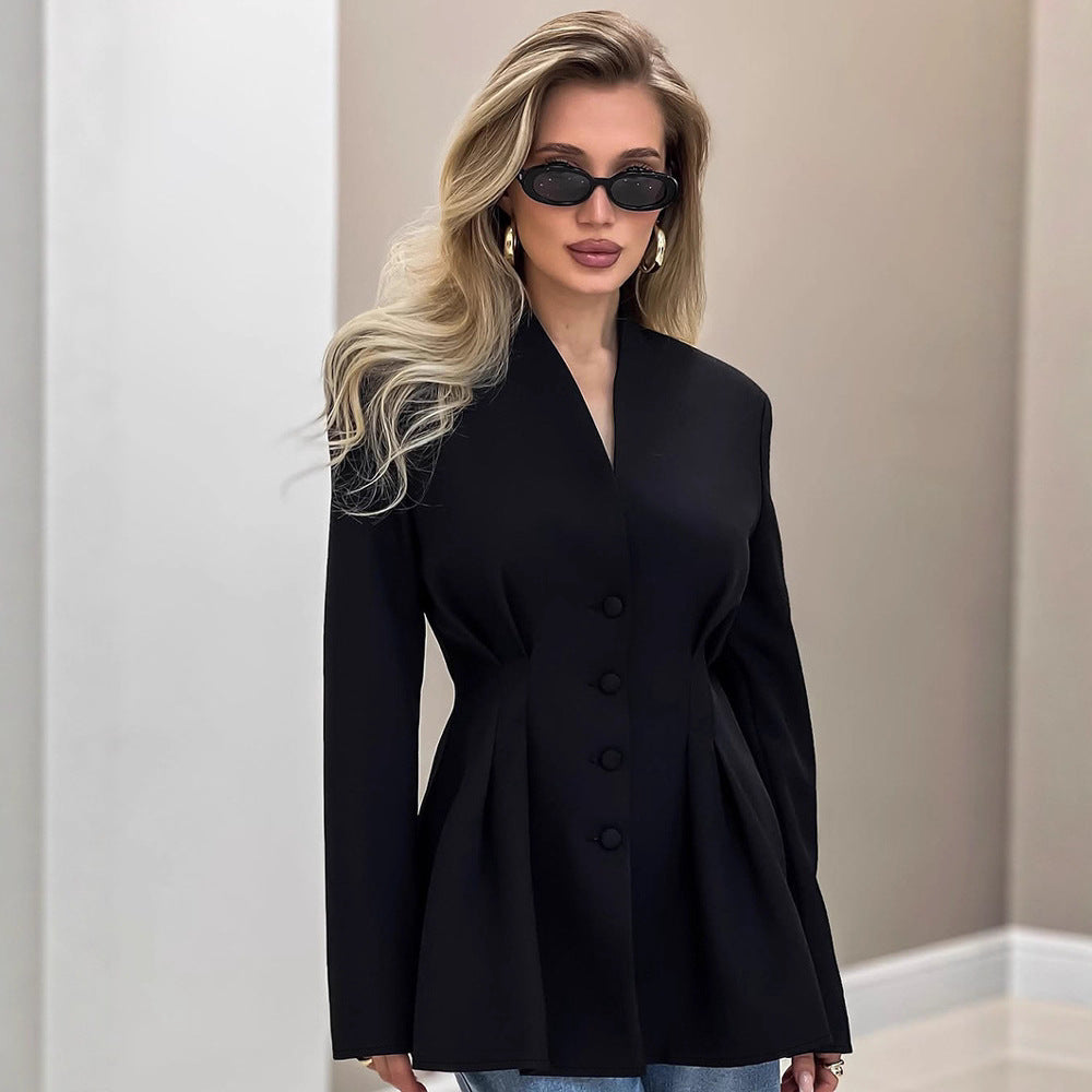 Damer Elegant Blazer med figursydda accenter Mirla-Eva Jonsson