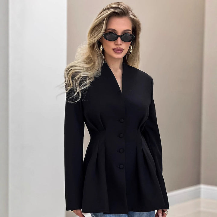 Damer Elegant Blazer med figursydda accenter Mirla-Eva Jonsson