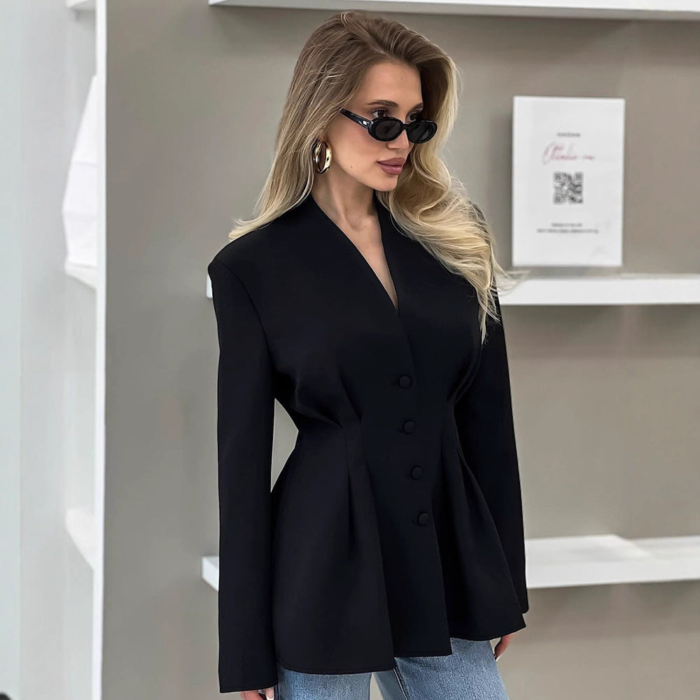 Damer Elegant Blazer med figursydda accenter Mirla-Eva Jonsson