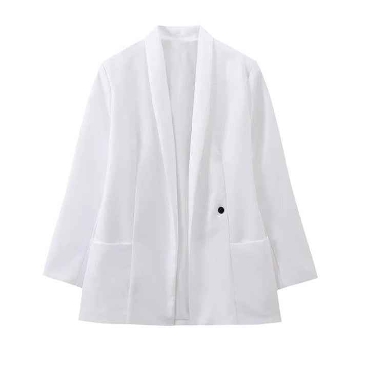 Damer Elegant Blazer med midjebälte och praktiska fickor Mirla-Eva Jonsson