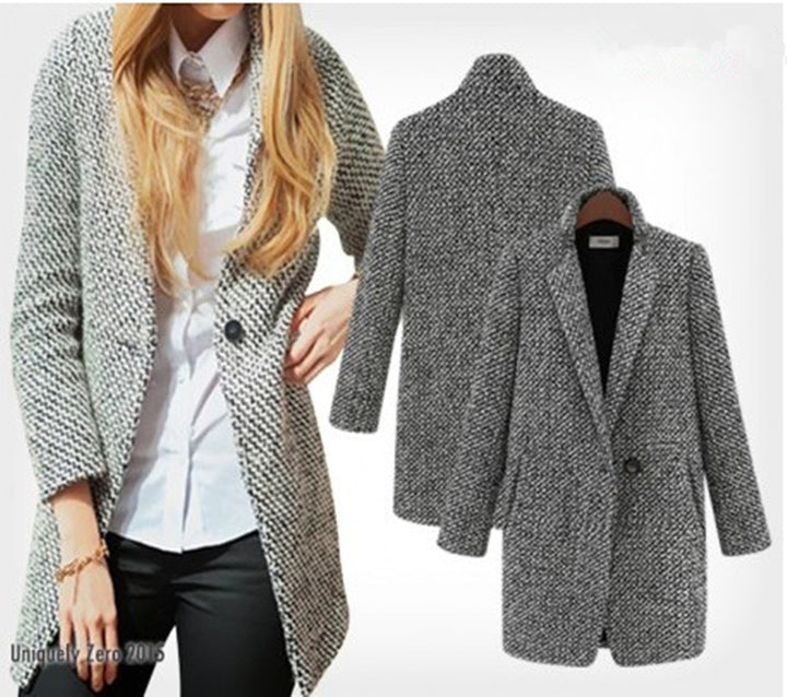Damer Elegant Blazer med strukturerad design och modiga detaljer Mirla-Eva Jonsson