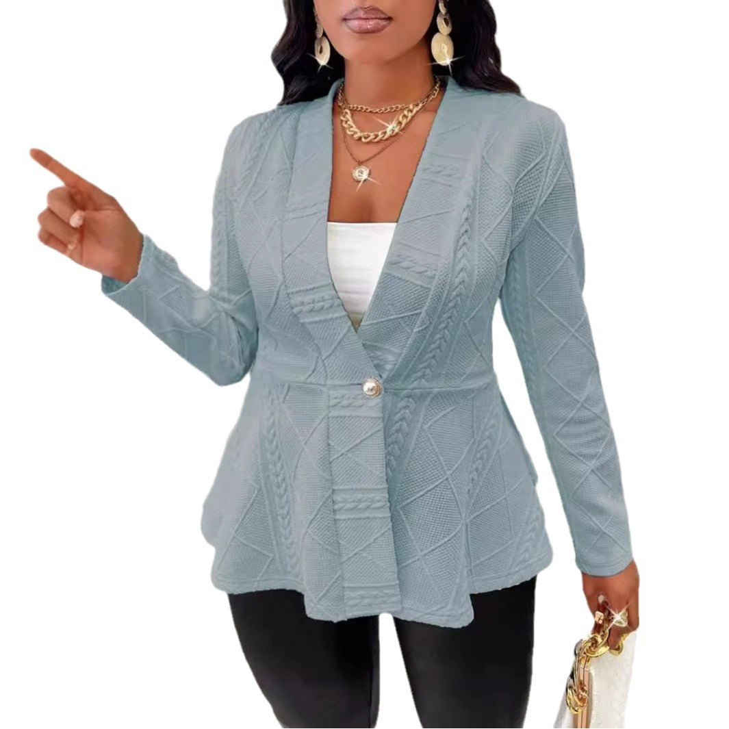 Damer Elegant Blazer med strukturerad design och smickrande snitt Mirla-Eva Jonsson