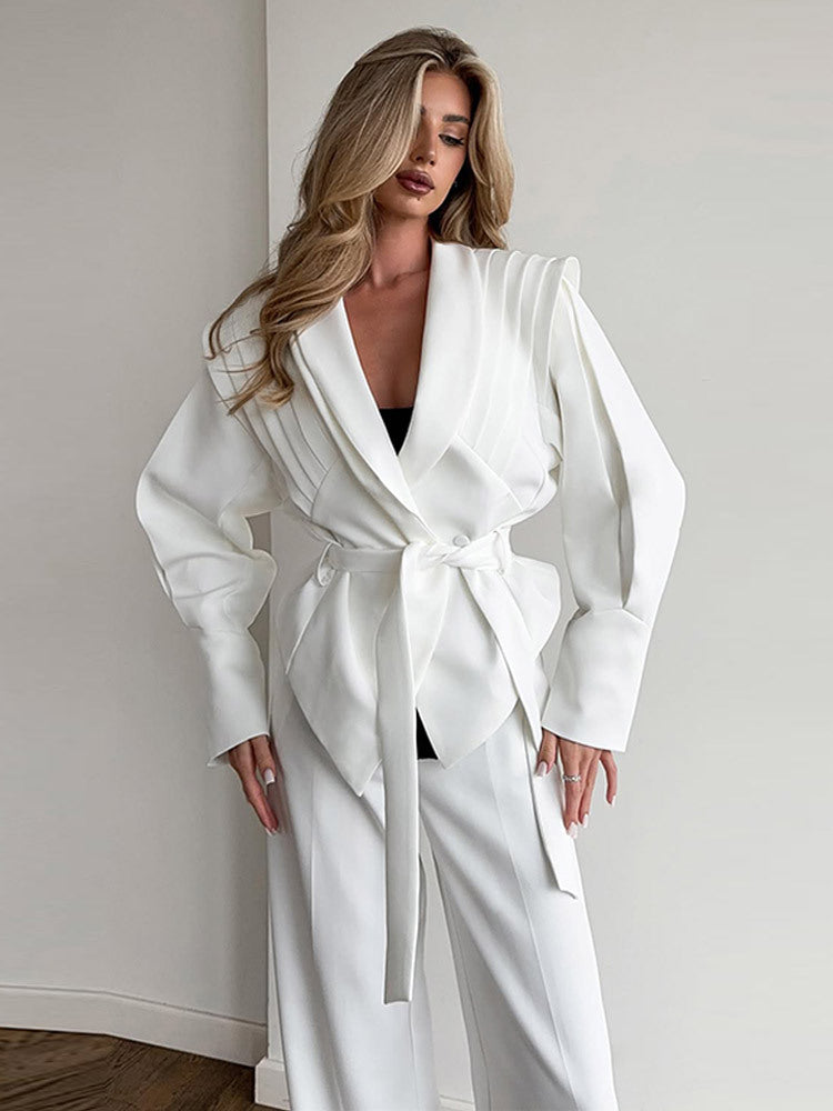 Damer Elegant Blazer med strukturerade ärmar Mirla-Eva Jonsson