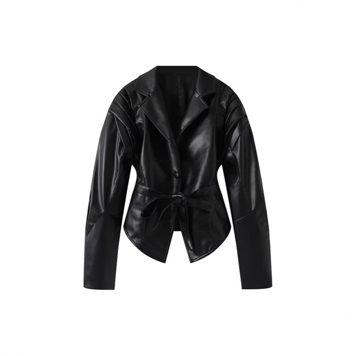 Damer Elegant Blazer med strukturerade detaljer och midjebälte Mirla-Eva Jonsson