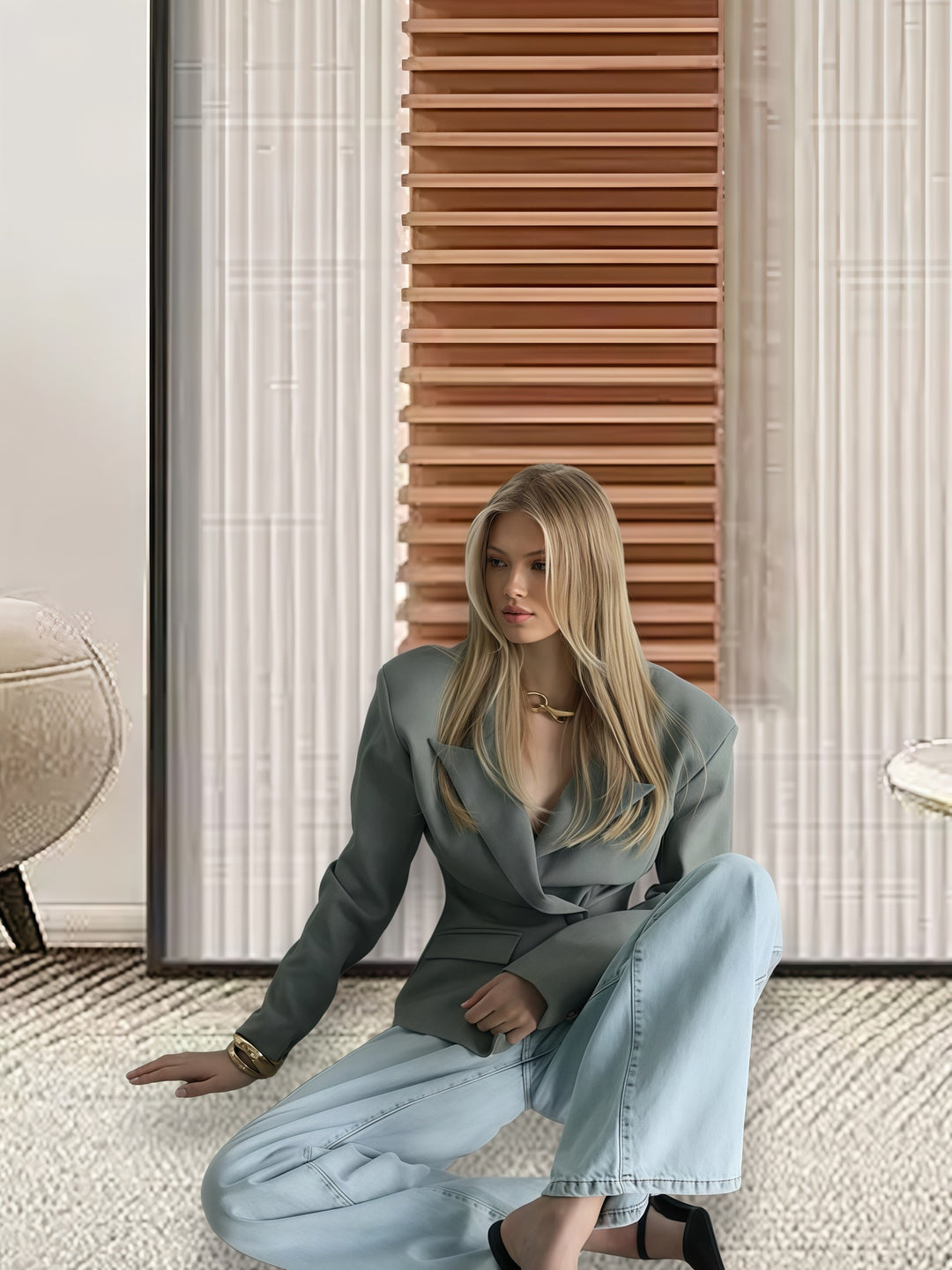 Damer Elegant Blazerjacka i modern skärning Mirla-Eva Jonsson