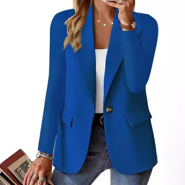 Damer Elegant Blazerjacka med diskreta fickor och modern skärning Mirla-Eva Jonsson