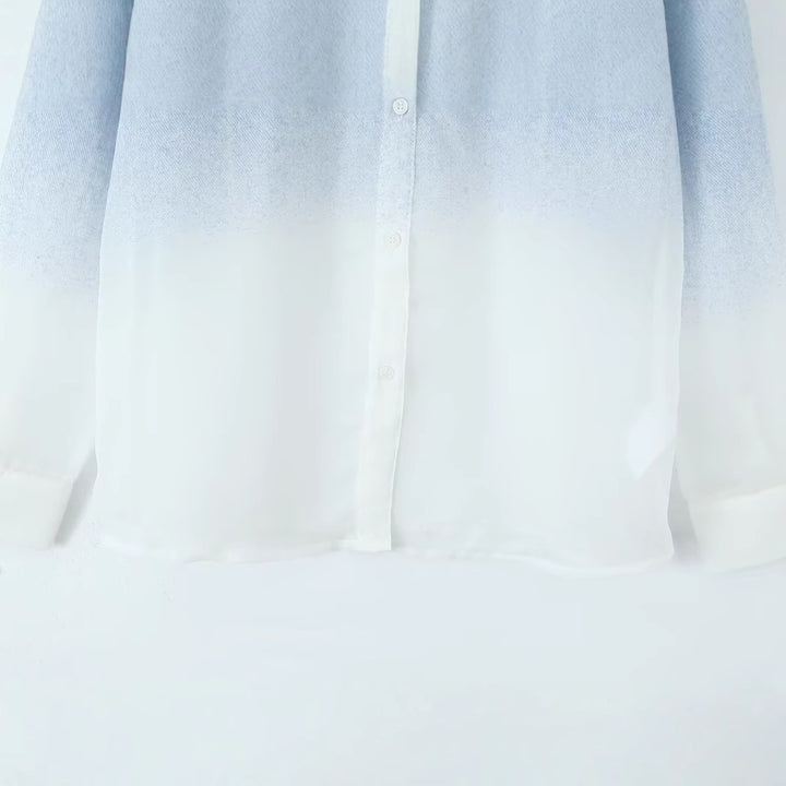 Damer Elegant Blus med Ljus Gradient Mirla-Eva Jonsson