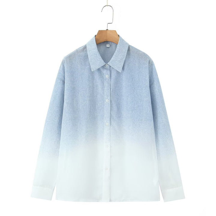 Damer Elegant Blus med Ljus Gradient Mirla-Eva Jonsson