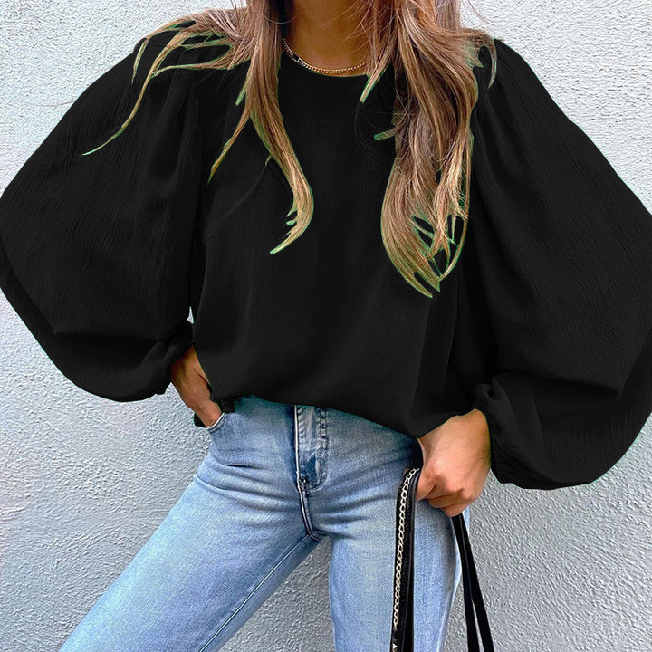 Damer Elegant Blus med Puffärmar Eva Jonsson-Eva Jonsson