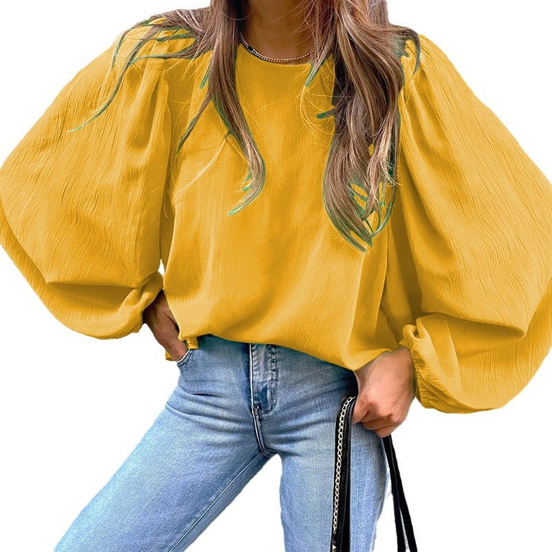 Damer Elegant Blus med Puffärmar Eva Jonsson-Eva Jonsson