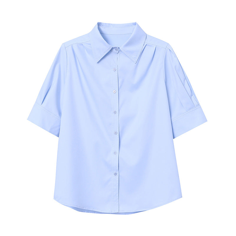 Damer Elegant Blus med Puffärmar Mirla-Eva Jonsson