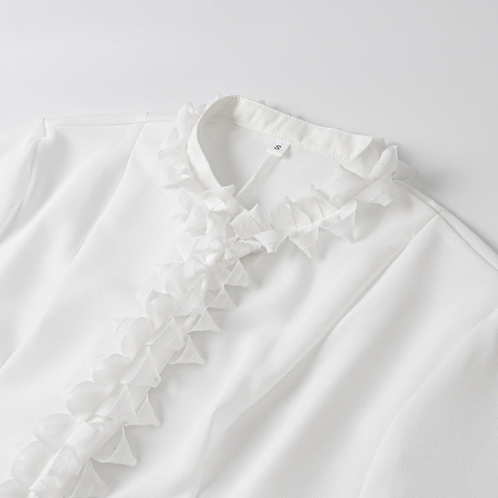 Damer Elegant Blus med Volangdetaljer Mirla-Eva Jonsson