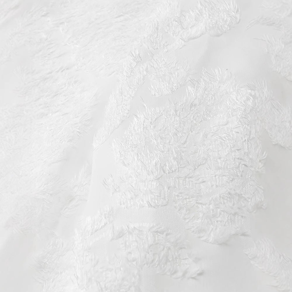 Damer Elegant Blus med blommönster broderidesign och fin transparens Mirla-Eva Jonsson