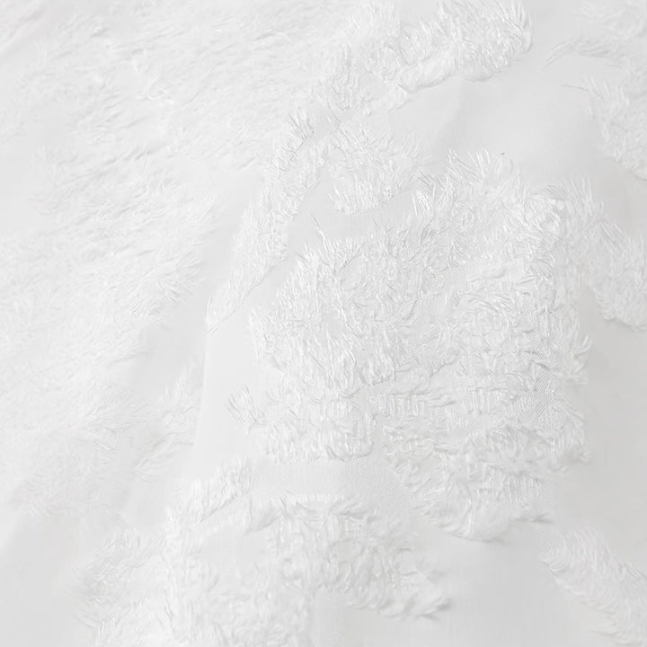 Damer Elegant Blus med blommönster broderidesign och fin transparens Mirla-Eva Jonsson