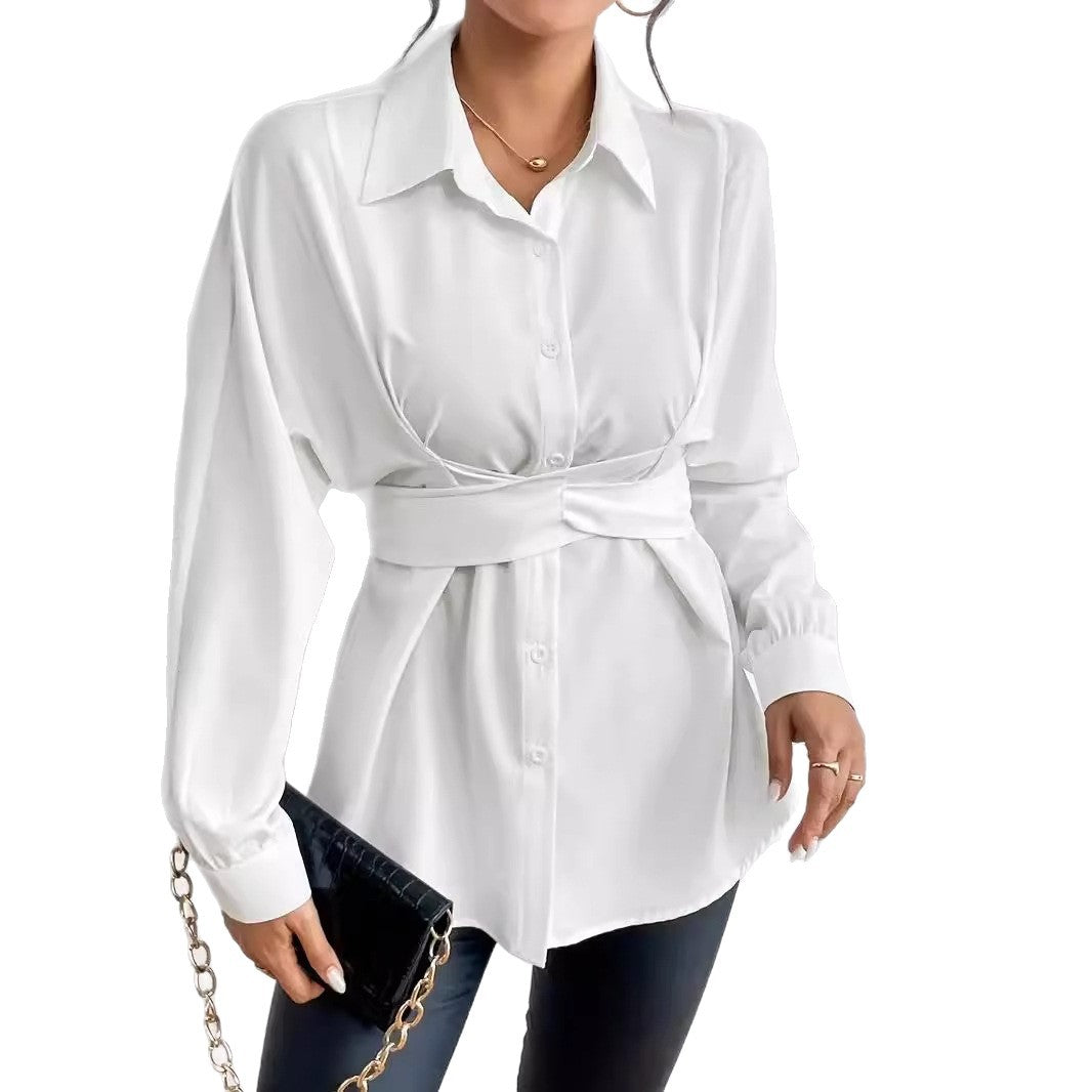 Damer Elegant Blus med figursydd midja och modern skärning Mirla-Eva Jonsson