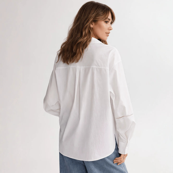 Damer Elegant Blus med fina broderidetaljer Mirla-Eva Jonsson