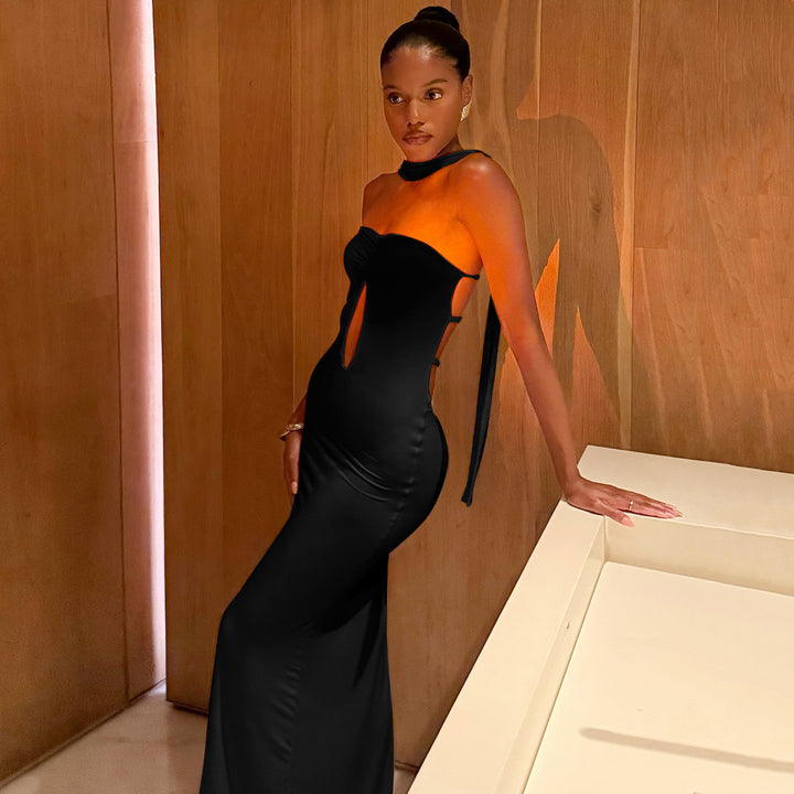 Damer Elegant Bodycon Jumpsuit med Cut-Out-detaljer Mirla-Eva Jonsson