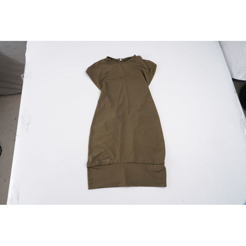 Damer Elegant Bodycon Klänning med korta ärmar och avslappnad passform Mirla-Eva Jonsson