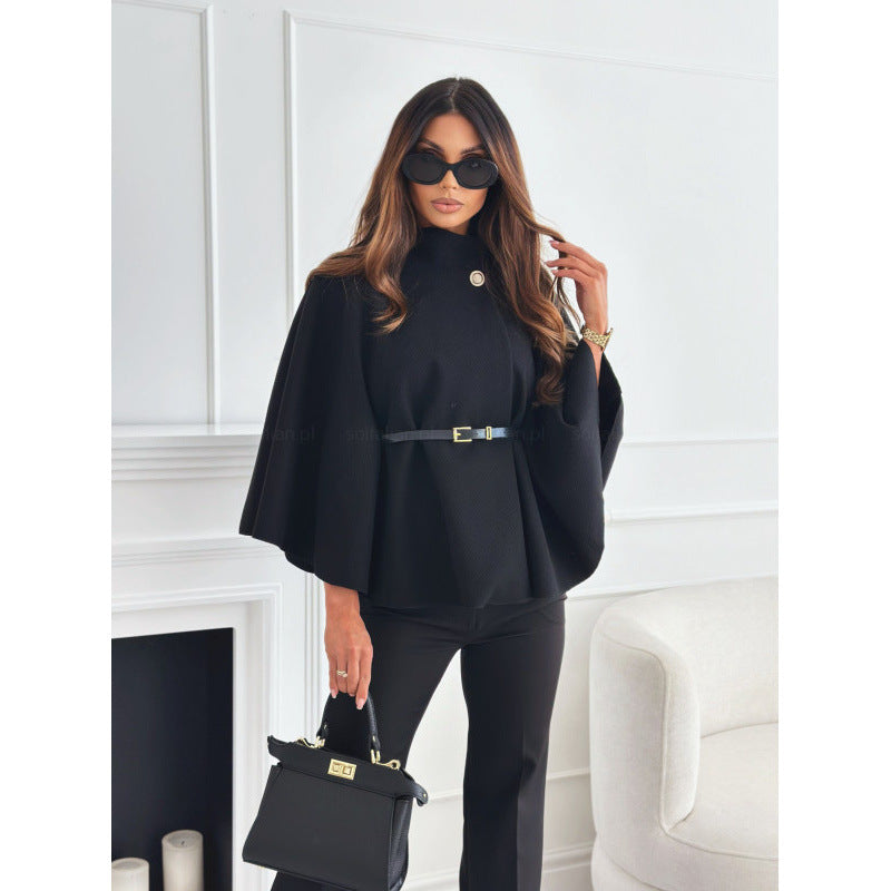 Damer Elegant Cape-Jackett Eva Jonsson-Eva Jonsson