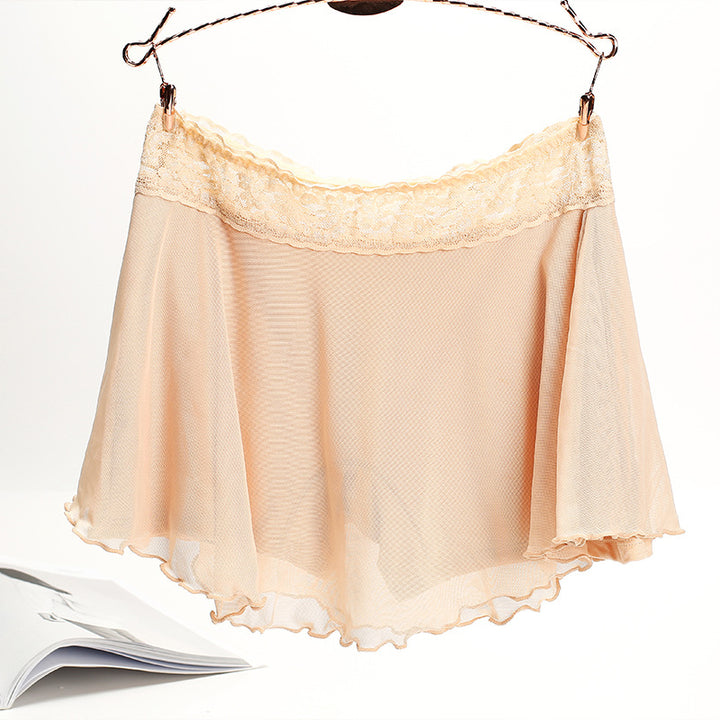Damer Elegant Chiffonkjol med Spetslinning Mirla-Eva Jonsson