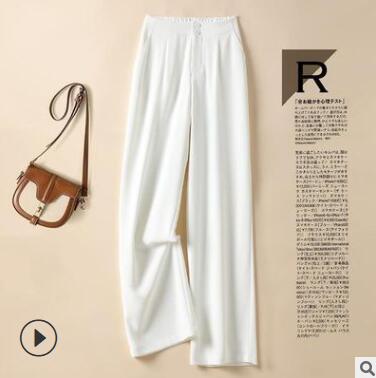 Damer Elegant Chino-byxor med hög midja och sidofickor Mirla-Eva Jonsson