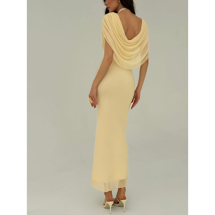 Damer Elegant Couture-klänning med draperad överdel Mirla-Eva Jonsson