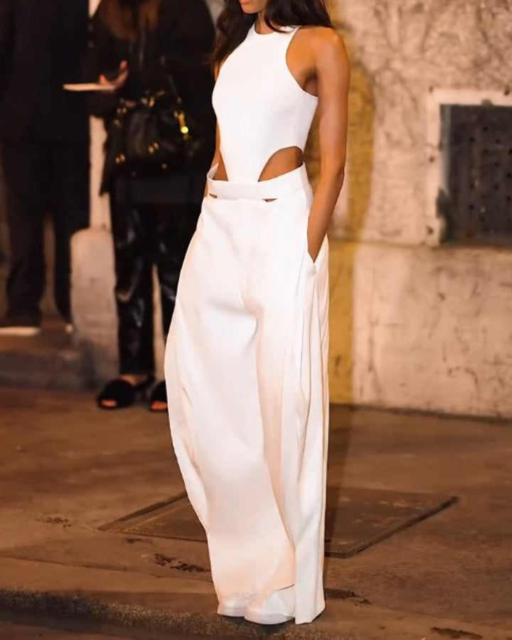 Damer Elegant Cut-Out Jumpsuit med Hög midja Mirla-Eva Jonsson