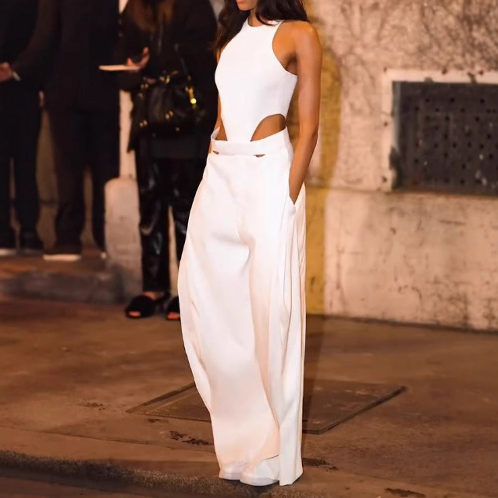 Damer Elegant Cut-Out Jumpsuit med Hög midja Mirla-Eva Jonsson