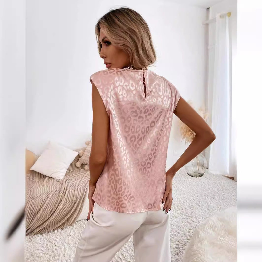 Damer Elegant Djurmönster Topp Mirla-Eva Jonsson