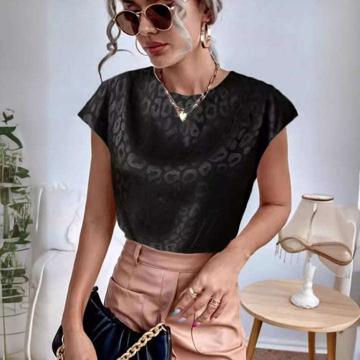 Damer Elegant Djurmönster Topp Mirla-Eva Jonsson