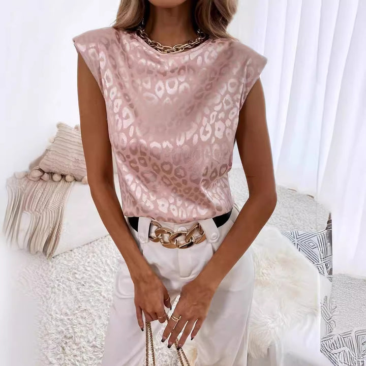 Damer Elegant Djurmönster Topp Mirla-Eva Jonsson
