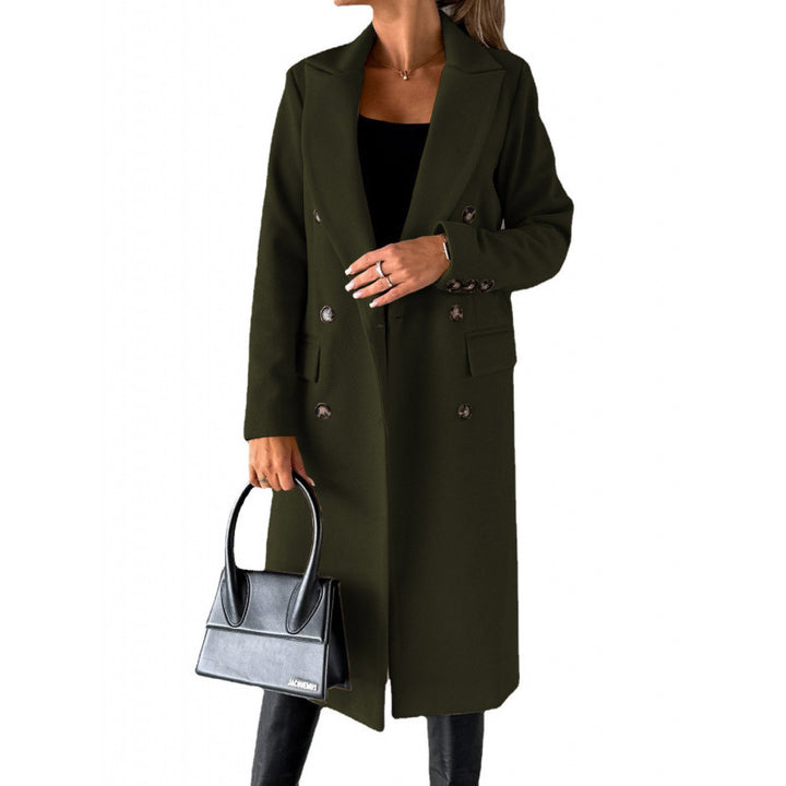 Damer Elegant Dubbelknäppt Kappa med högmodern passform Eva Jonsson-Eva Jonsson