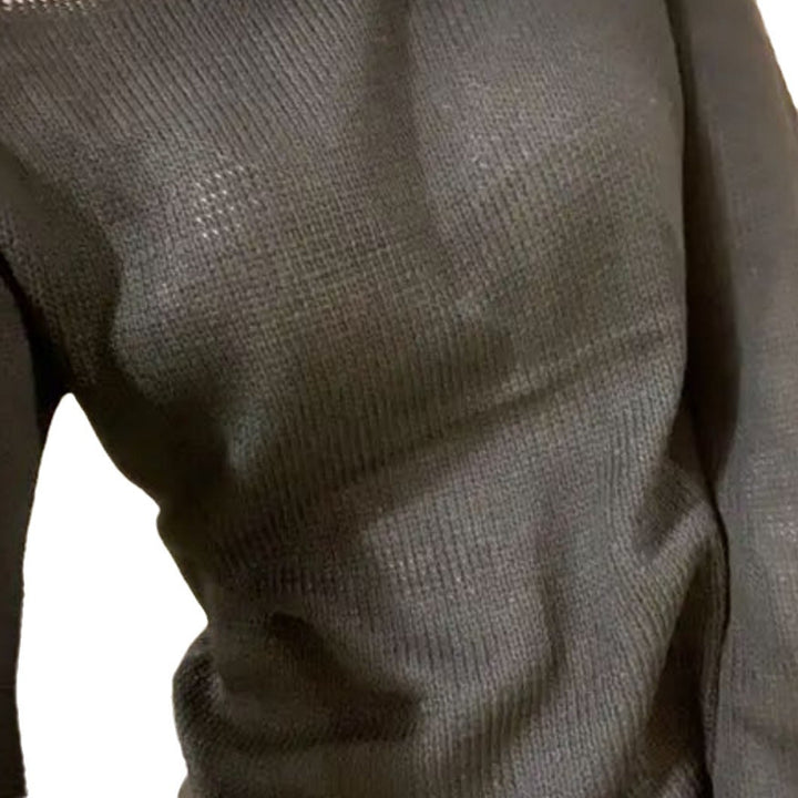 Damer Elegant Finstricktröja med avslappnad passform och rund halsringning Eva Jonsson-Eva Jonsson